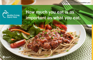 How much you eat is as important as what you eat