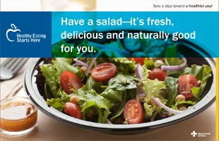 Have a salad - it’s delicious and naturally good for you