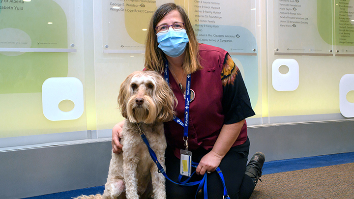 Messi shakes a paw to bring smiles to cancer patients | Alberta Health  Services